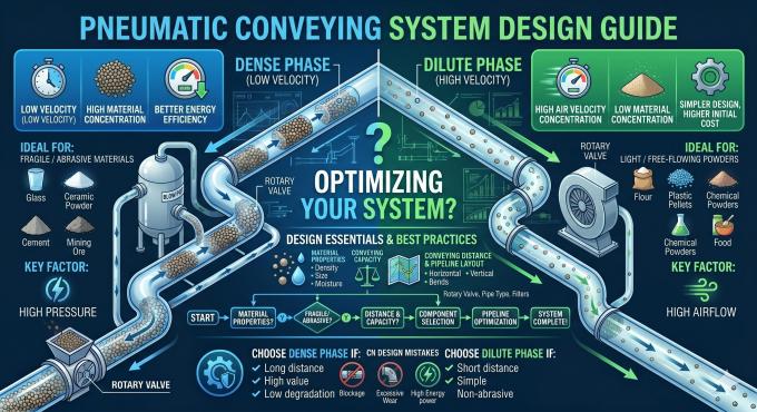 Pneumatic Conveying System Design Guide: Key Calculations, Components ...