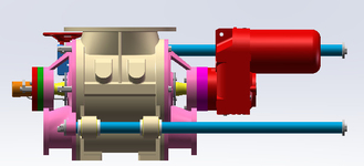 Quick Change Blow Through Rotary Valve In Gas Conveying Process