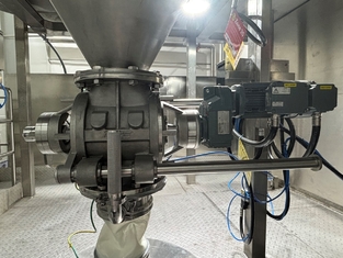 Quick Change Discharge Rotary Valve Flow Control In Gas Conveying Process