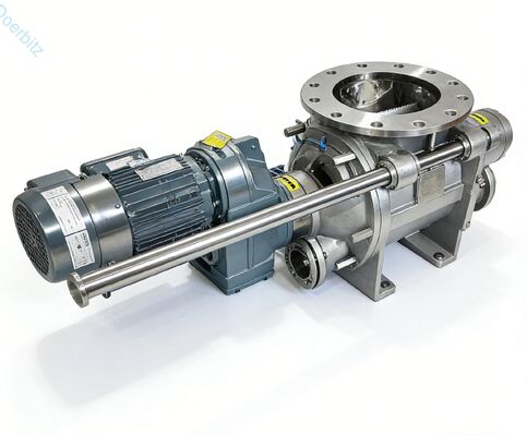 Double Sealing Hygienic Rotary Valve for Powder Conveying with Quick Dismounting Design