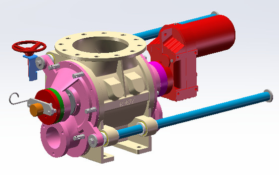 Buy Stainless Steel 304 Blow Through Quick Release Rotary Valve With Dynamic Sealing online manufacture