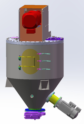 Buy Stainless Steel Vertical Powder Ribbon Mixer With CIP Ribbon Mixing Machine online manufacture