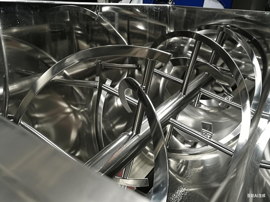 Buy U Shape Horizontal Ribbon Mixer High Precision Double Ribbon Blender online manufacture