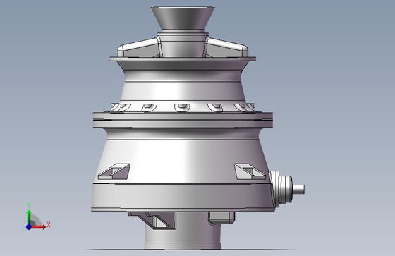 Buy Multi Grinding Conical Crusher Stainless Steel Cone Crusher Machine 60 - 500 Mesh Particle online manufacture